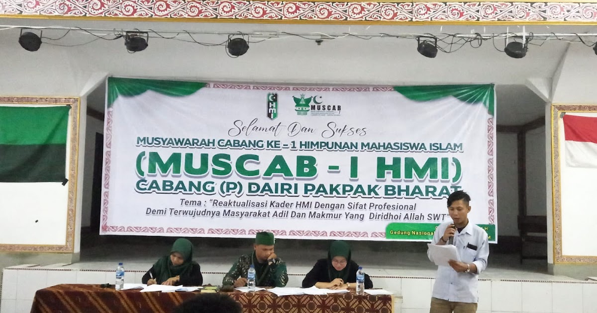 HMI daik kota Gelar Musyawarah Cabang